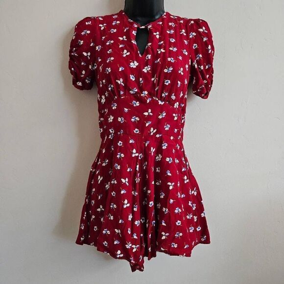 TopShop Floral Romper  - Picture 1 of 8